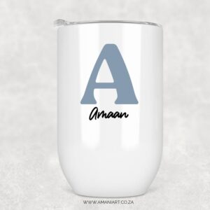 Initial colour name tumbler