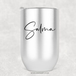 Minimal name tumbler