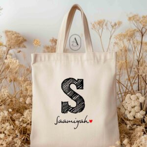 Initial and name tote