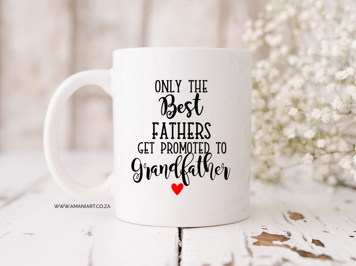 Promoted to grandfather mug