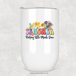 Helping little minds tumbler