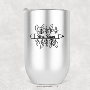 Pencil name tumbler