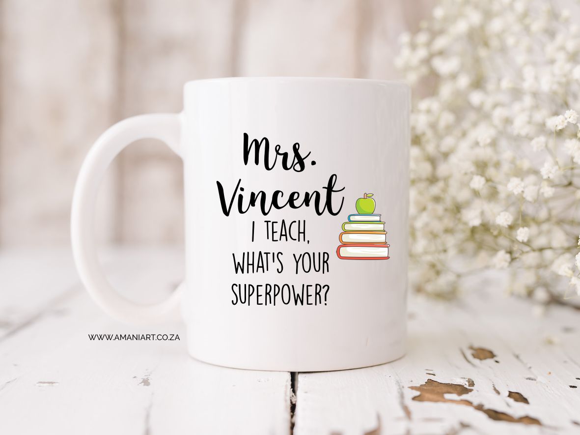 Teacher name 1 mug