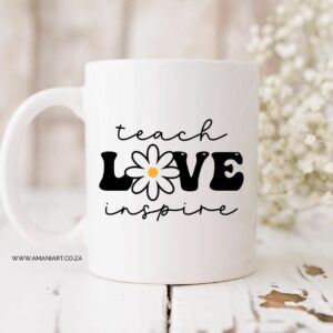 Teach daisy mug