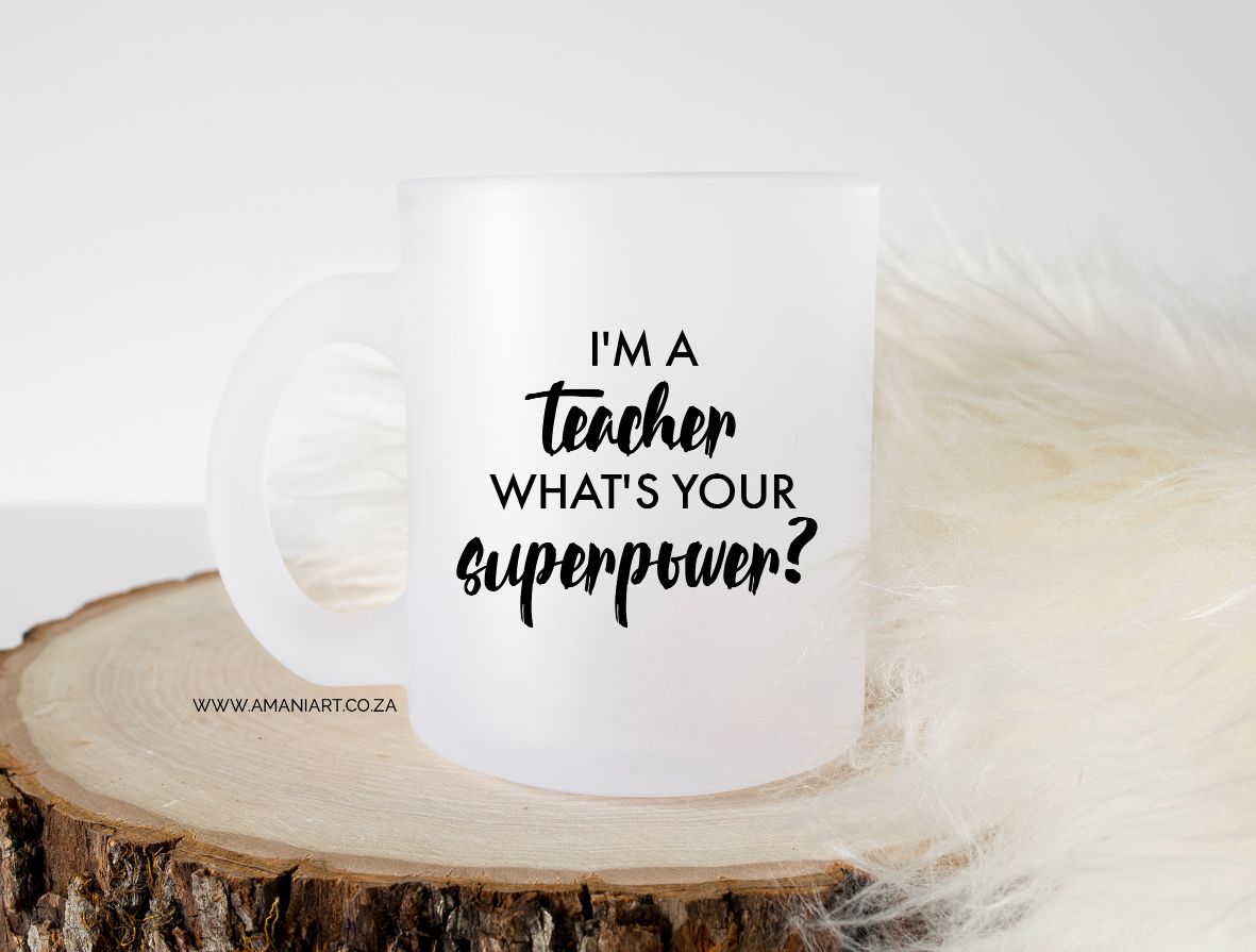 Teacher superpower mug - Image 2