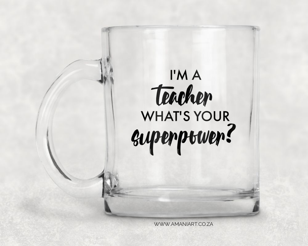 Teacher superpower mug - Image 3