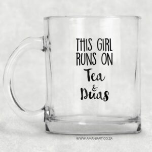 This girls runs on tea mug