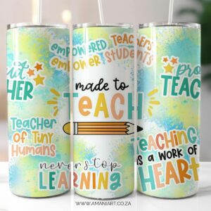 Made to teach skinny tumbler