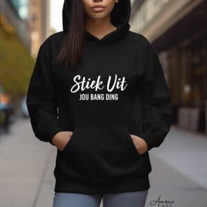 Stiek uit hoodie