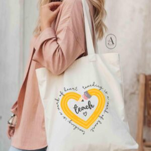 Work of heart 1 tote