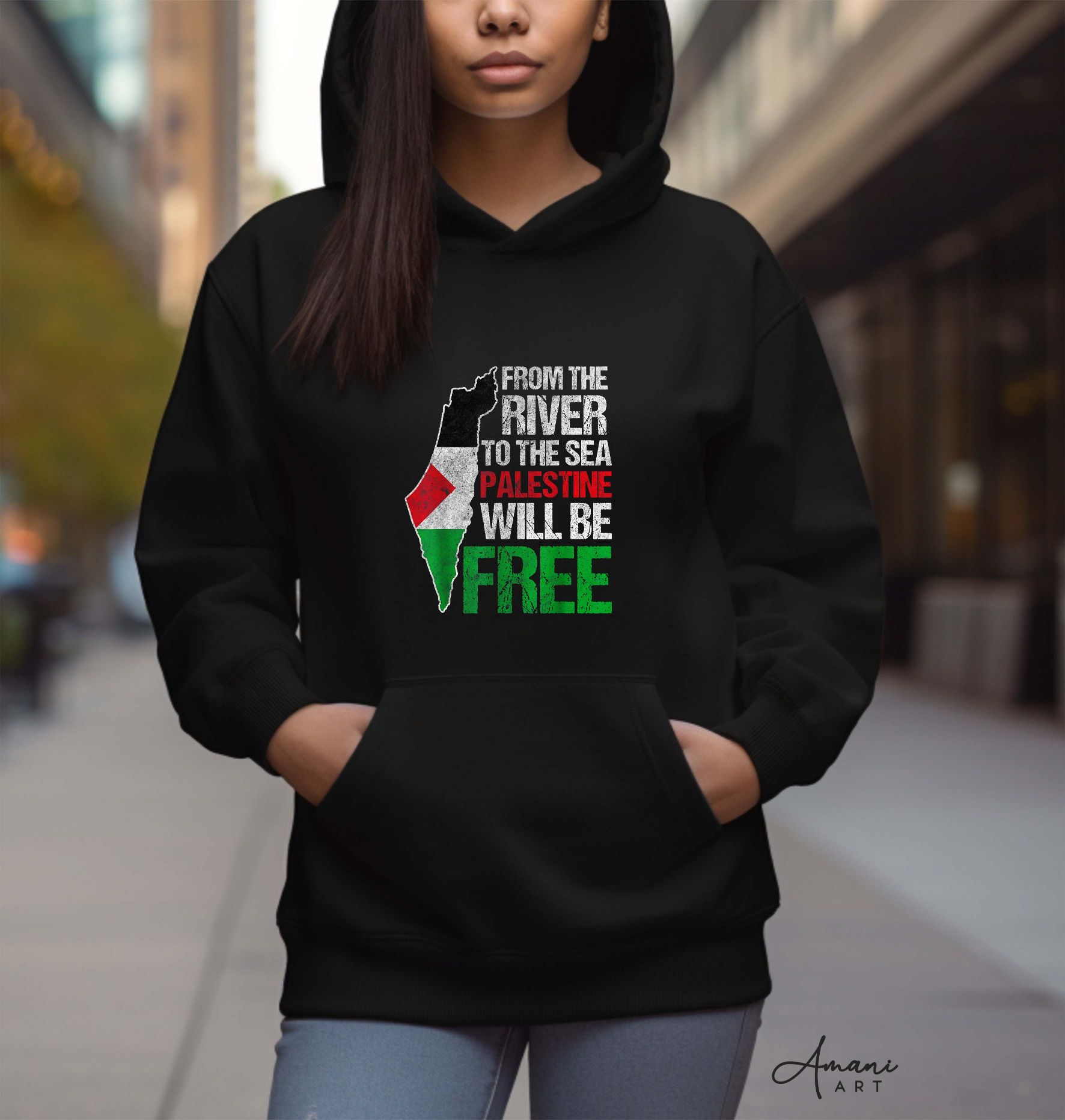 Palestine 18 hoodie - Image 2