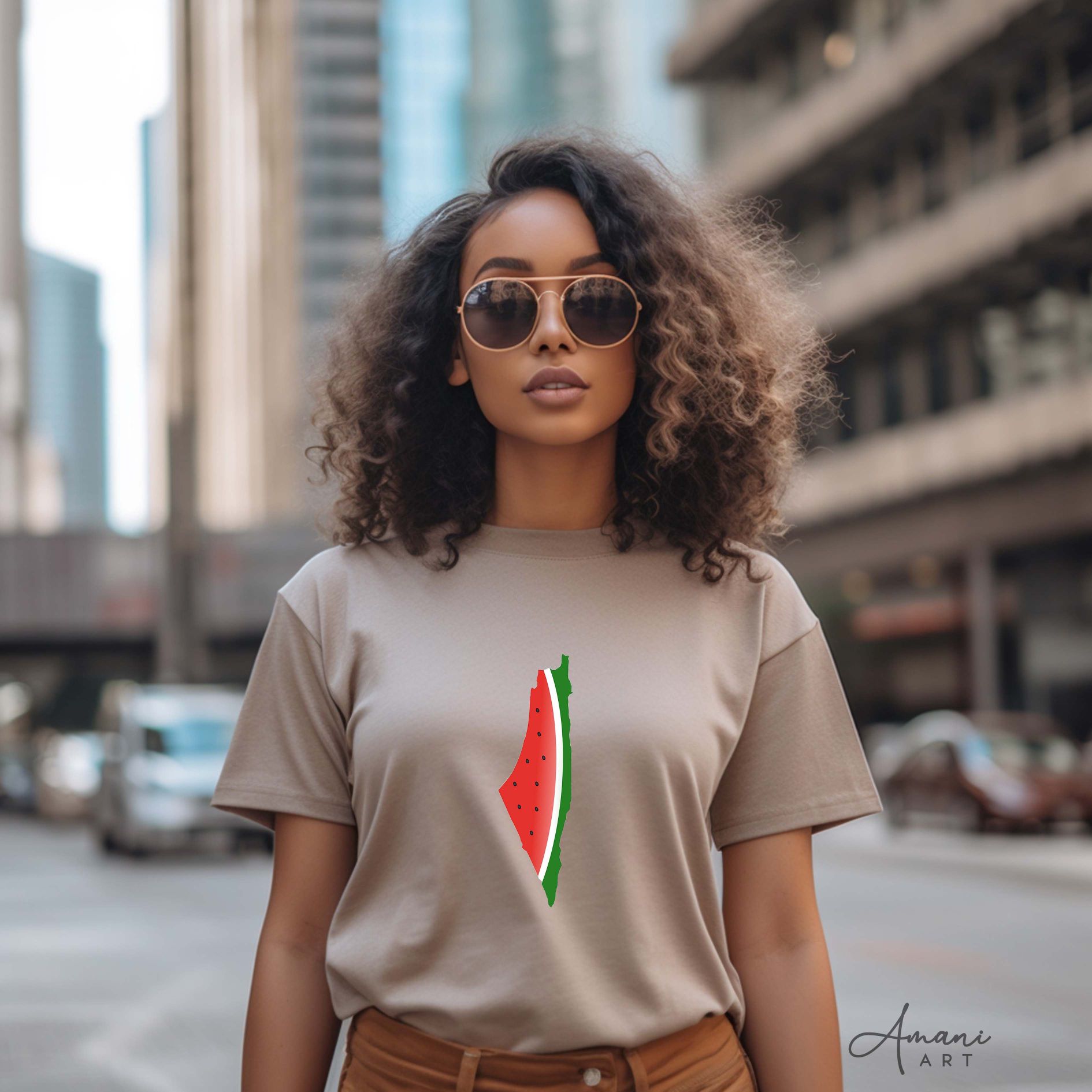 Palestine 46 tee - Image 4
