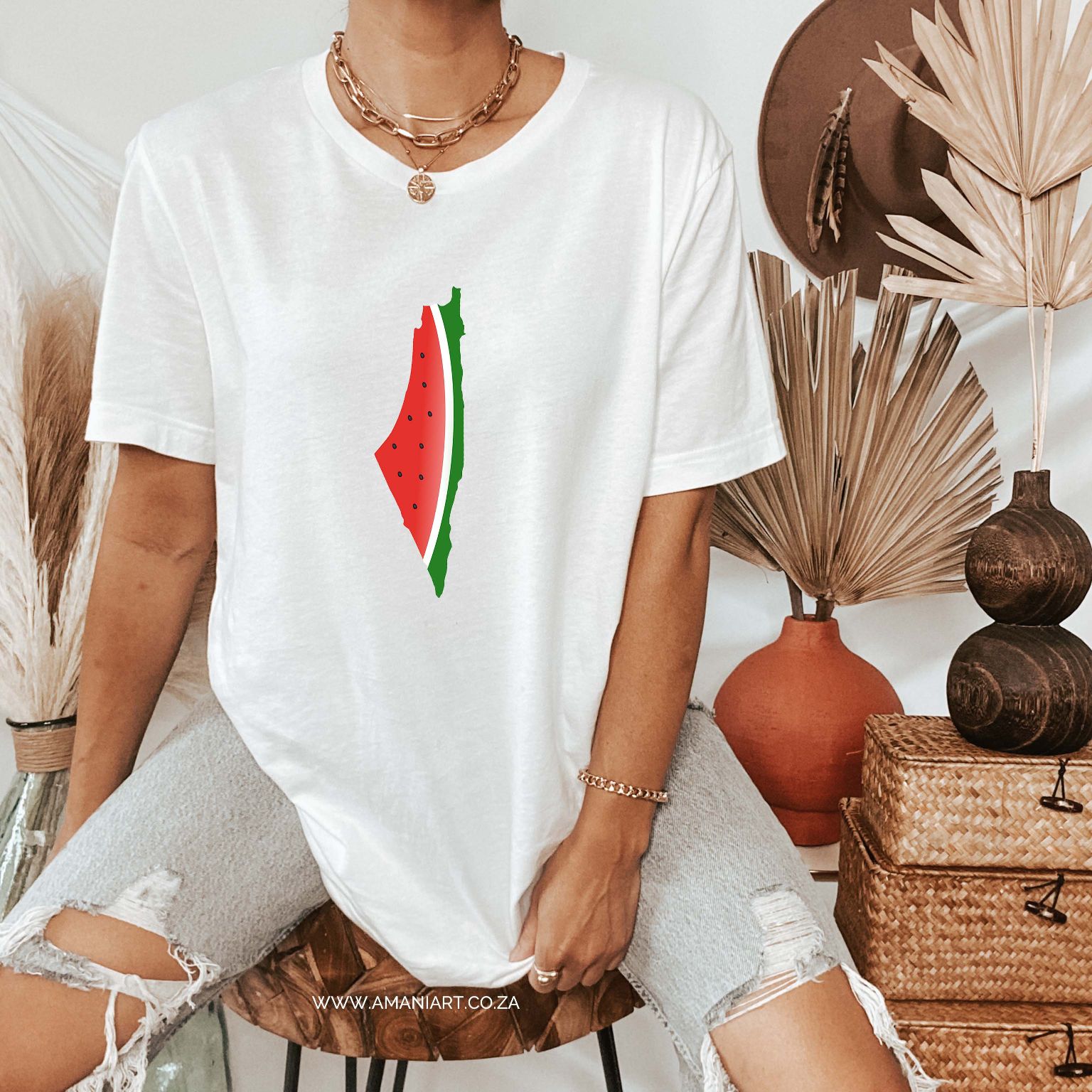 Palestine 46 tee - Image 3