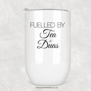 Fuelled by tea tumbler