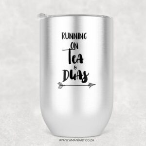 Running on tea tumbler
