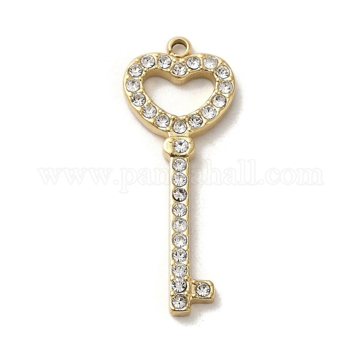 Diamante Key Charm