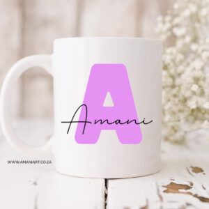 Colour Initial 2 mug