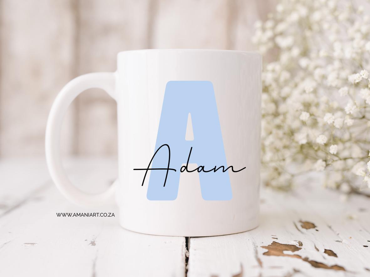 Colour Initial 2 mug - Image 2