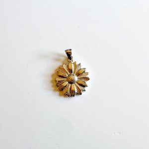 Silver flower Charm