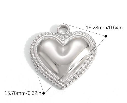 Silver Heart Charm