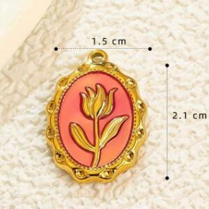 Peach Flower Charm