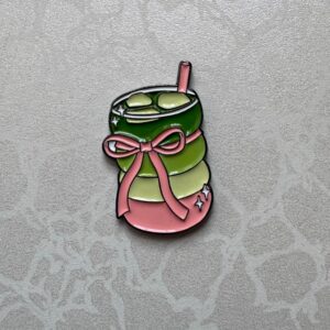 Strawberry matcha phone sticker