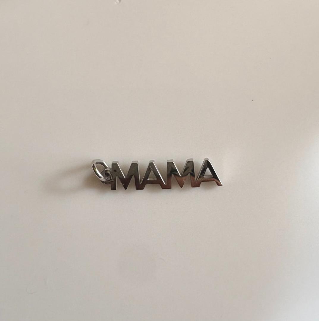 Silver mama Charm