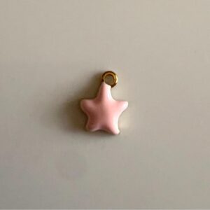 Pink star Charm