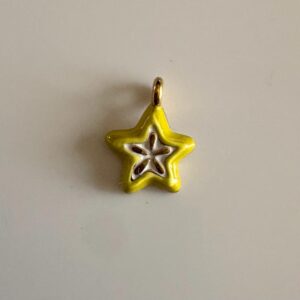 Yellow star Charm