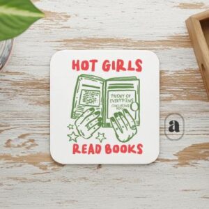 Read books coaster
