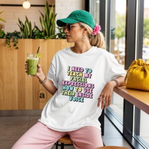 Inside voice tee