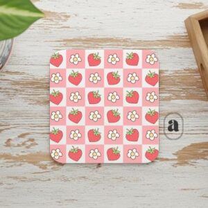 Strawberries coaster